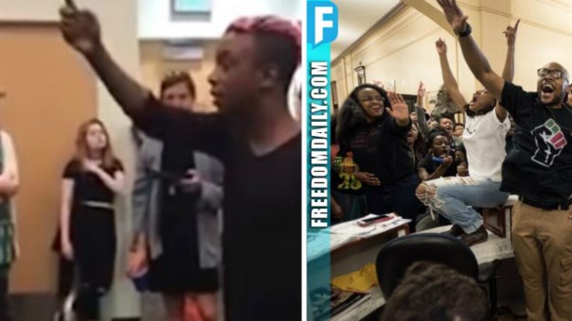 Disturbing: Blacks take over school & force whites to pay for slavery in disgusting way with their urine! (VIDEOS)