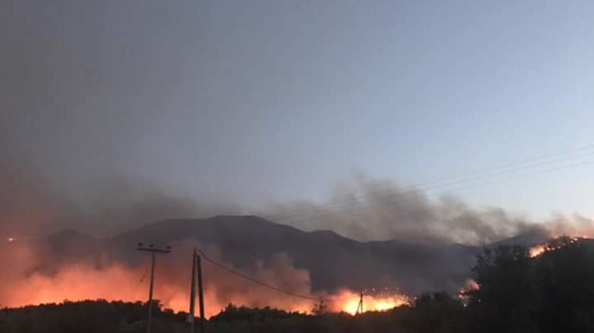 Fires burn out of control in Mani, southern Greece!