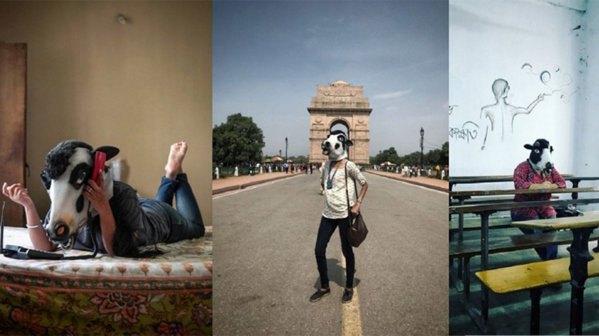 Γιατί οι γυναίκες στην Ινδία φορούν μάσκες αγελάδας