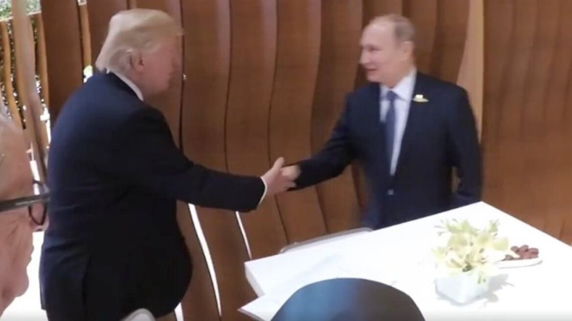 Watch Putin and Trump shake hands in Hamburg (video)