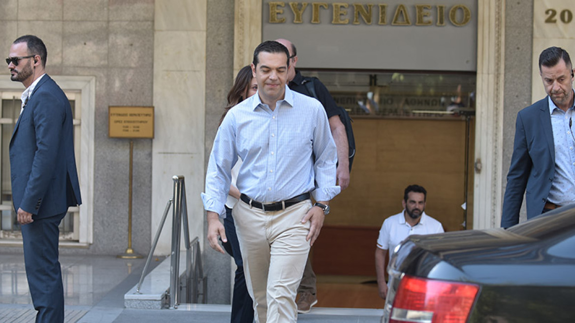 Βγήκε από το Ευγενίδειο ο Αλέξης Τσίπρας μετά την επέμβαση κήλης