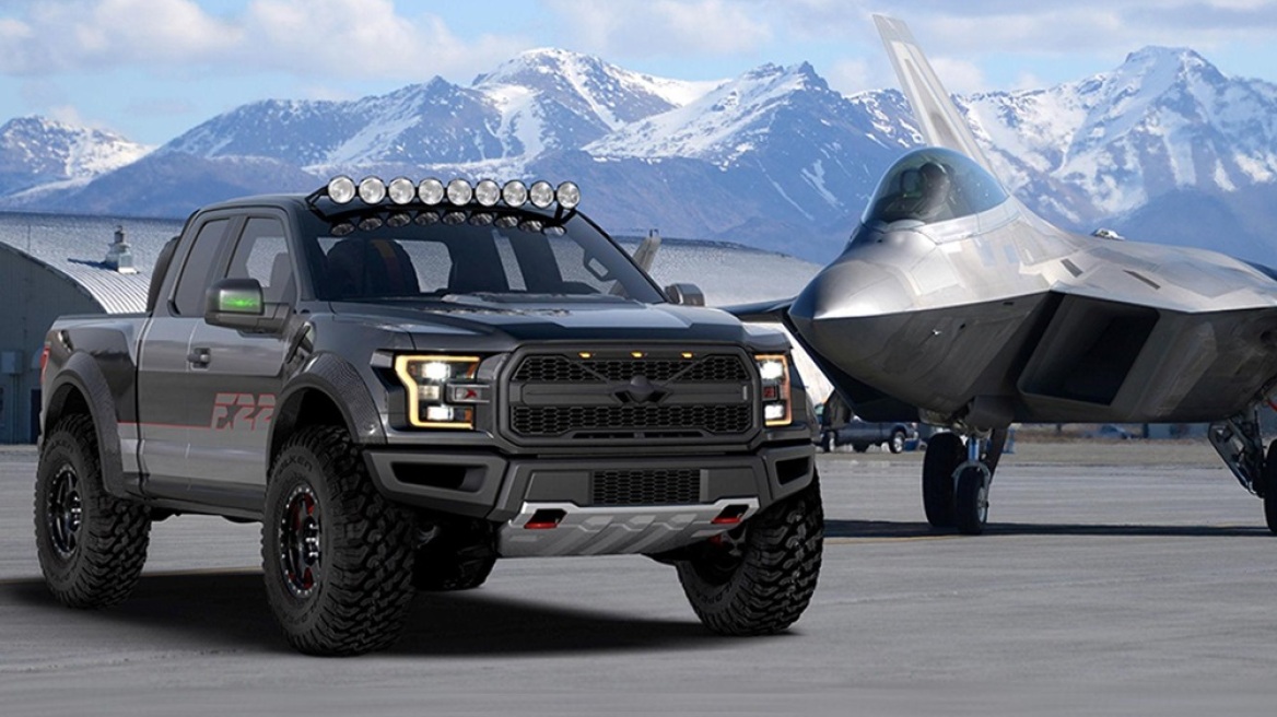 Video: Ford F-150 Raptor vs Μαχητικού 
