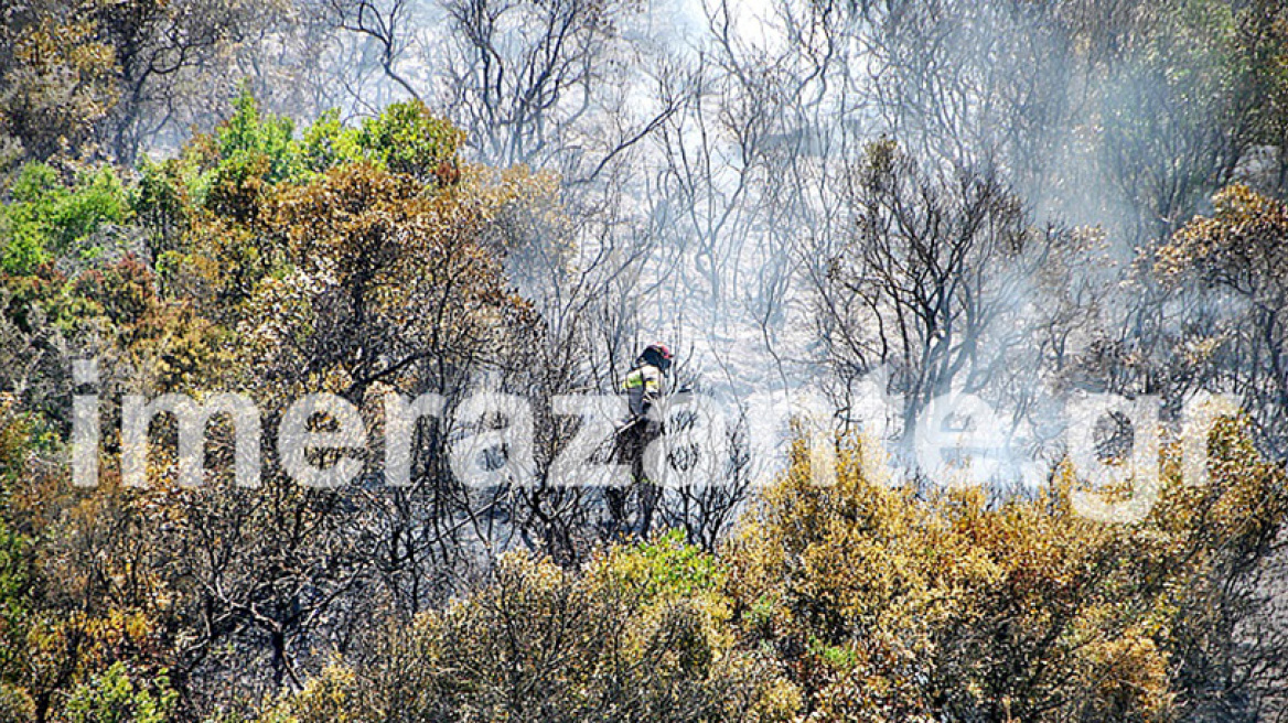 Υπό έλεγχο η πυρκαγιά στη Ζάκυνθο 