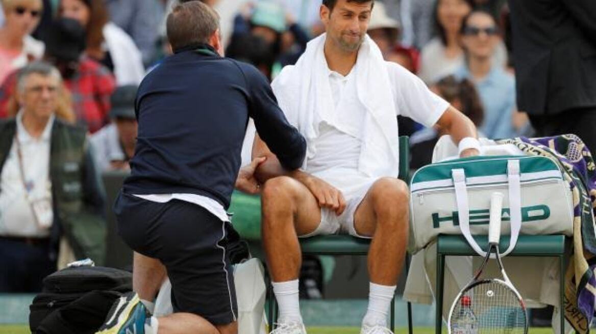 Wimbledon: Μεγάλος άτυχος ο Τζόκοβιτς, αποχώρησε λόγω τραυματισμού - Επελαύνει ο Φέντερερ