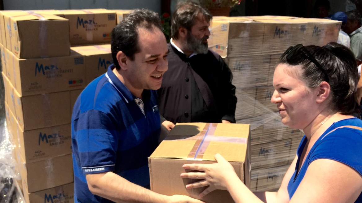 H «Αποστολή» μοιράζει βοήθεια σε οικογένειες στον Έβρο 
