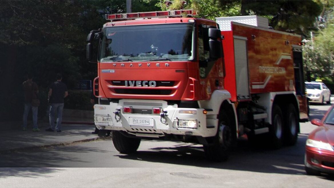 Breaking news: Fire at plastic factory at Inofyta