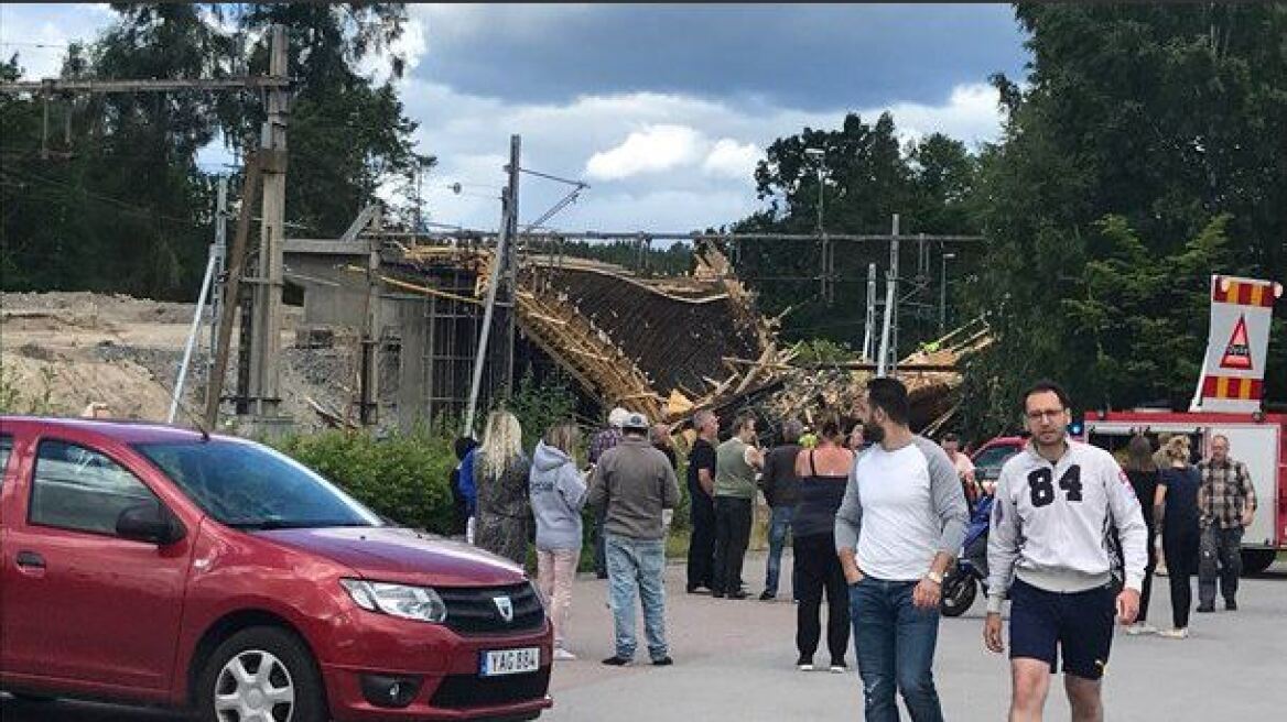 Κατέρρευσε γέφυρα στη Σουηδία: 12 εργάτες τραυματίες