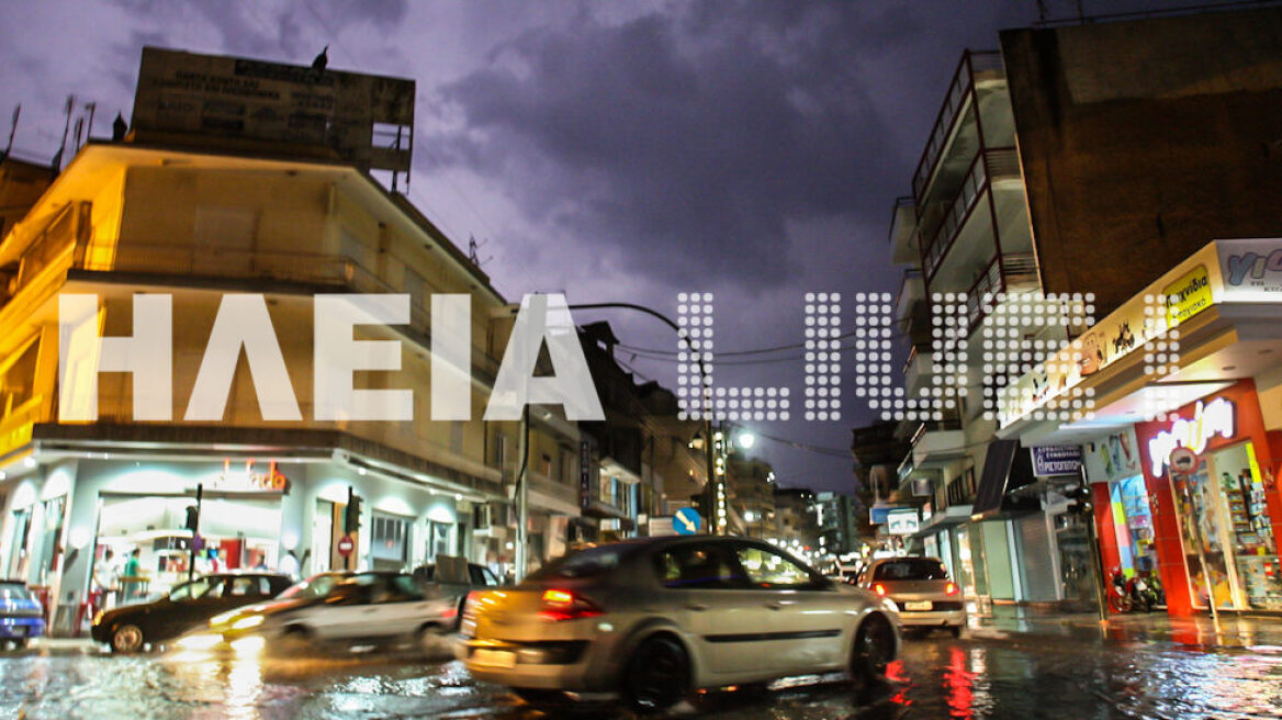 Πύργος: Θύμισε «Βενετία» η πόλη μετά το νυχτερινό μπουρίνι