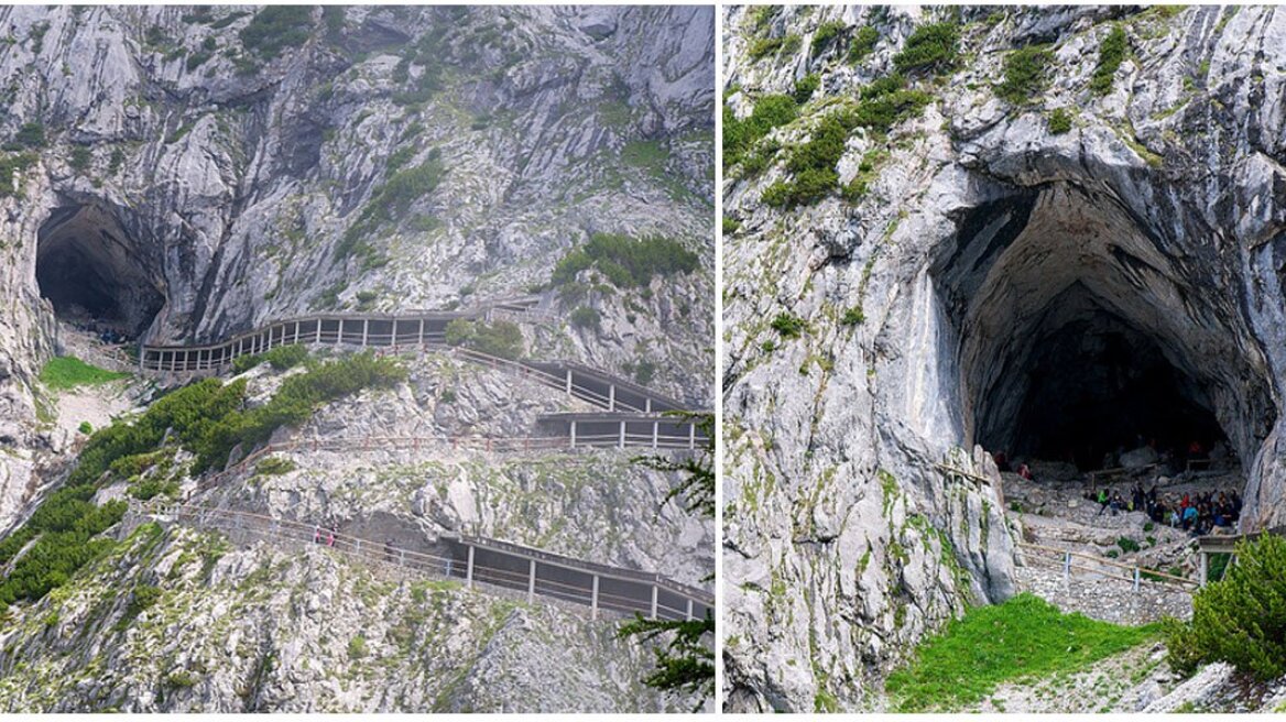 Eisriesenwelt or the “World of the Ice Giants” is the largest ice cave in the world
