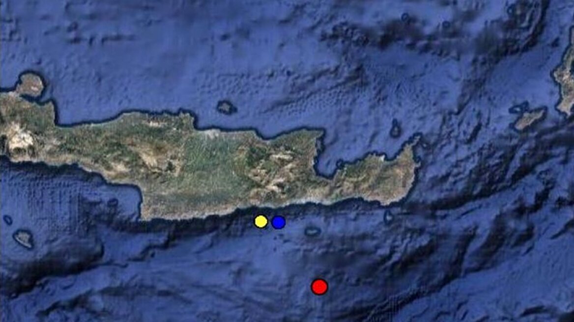 4.3 earthquake hits south of Crete