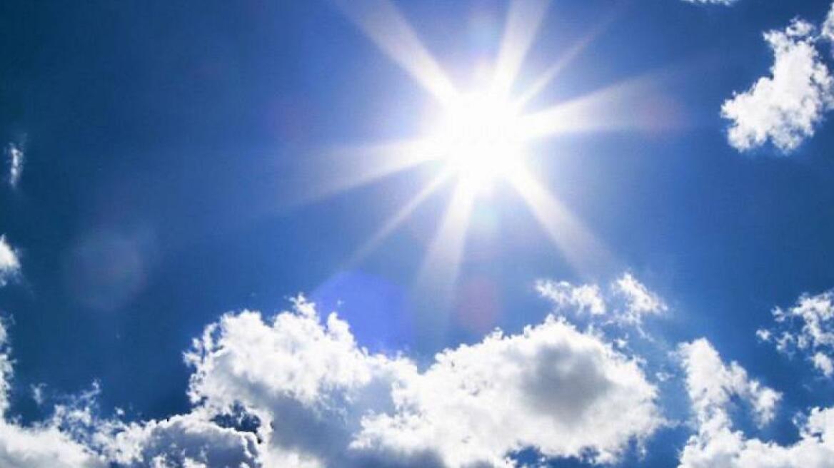 Αίθριος σήμερα ο καιρός με άνοδο της θερμοκρασίας