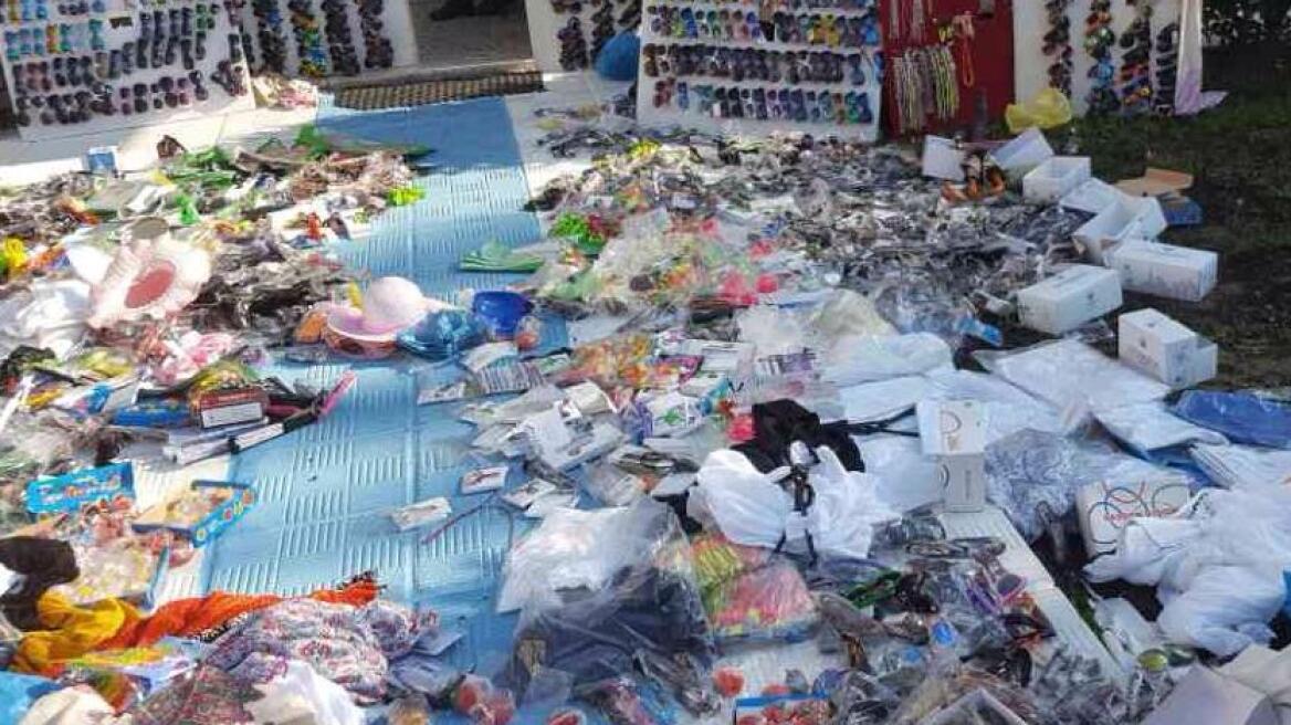 Πάνω από 25.000 είδη παρεμπορίου κατασχέθηκαν στην Πιερία