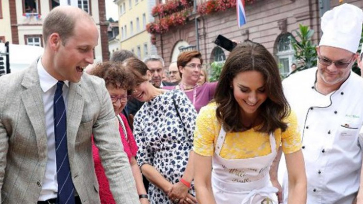 H Kate και ο William έφτιαξαν μπρέτζελ στη Γερμανία