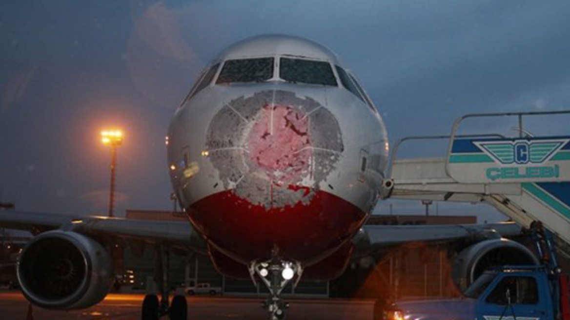Panic as north Cyprus flights hit storm over Istanbul (VIDEO-PHOTOS)
