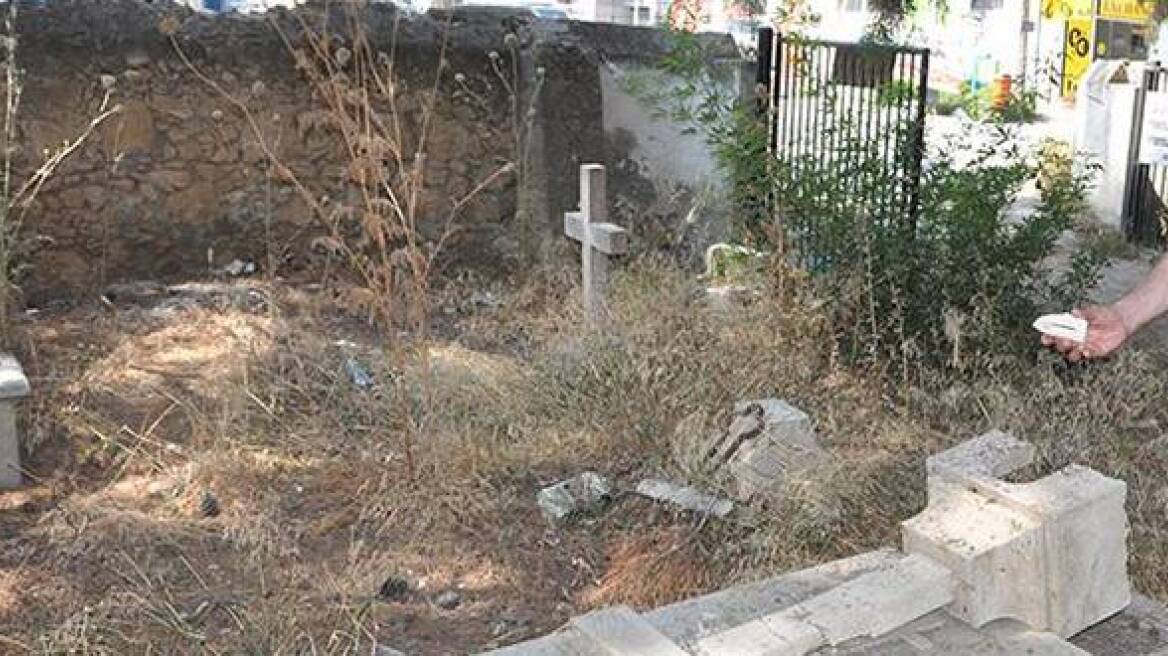  Christian graveyard found vendalized