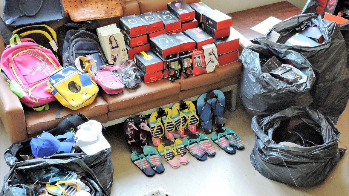 Πέντε συλλήψεις για «μαϊμού» προϊόντα στην Κέρκυρα