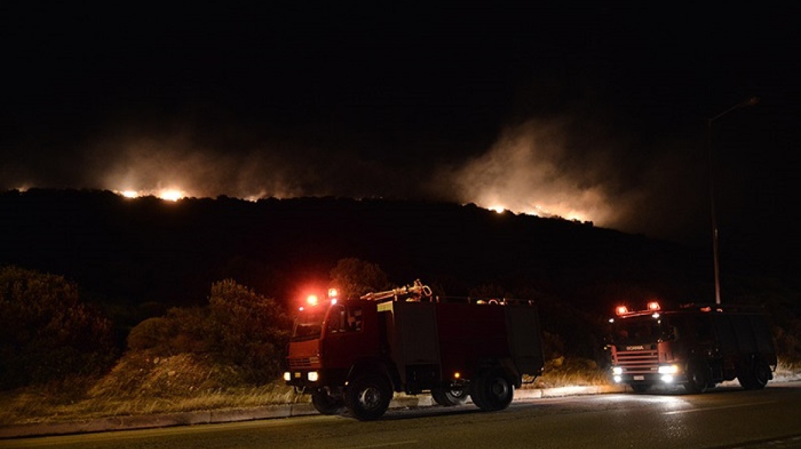 Breaking: Bush fire breaks out in Dafni area in Athens (photos)