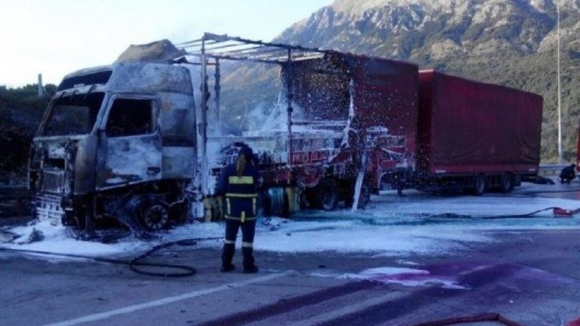 Κάηκε σταθμευμένη νταλίκα στην Κρήτη