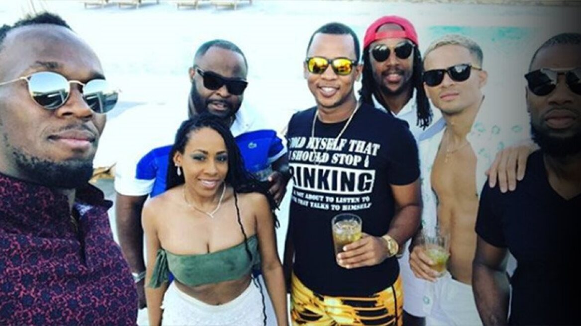 Usain Bolt in Mykonos (photos)