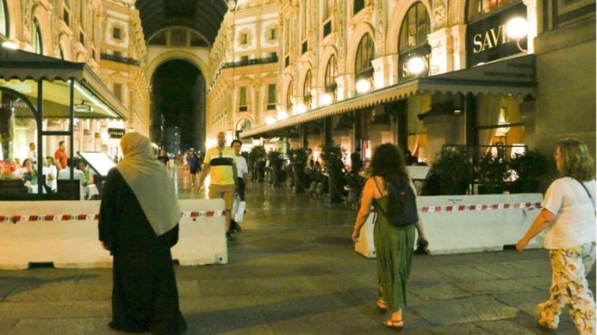 Τρόμος στην Ιταλία: Τσιμεντένια φράγματα σε δρόμους στο Μιλάνο, τη Ρώμη και την Μπολόνια