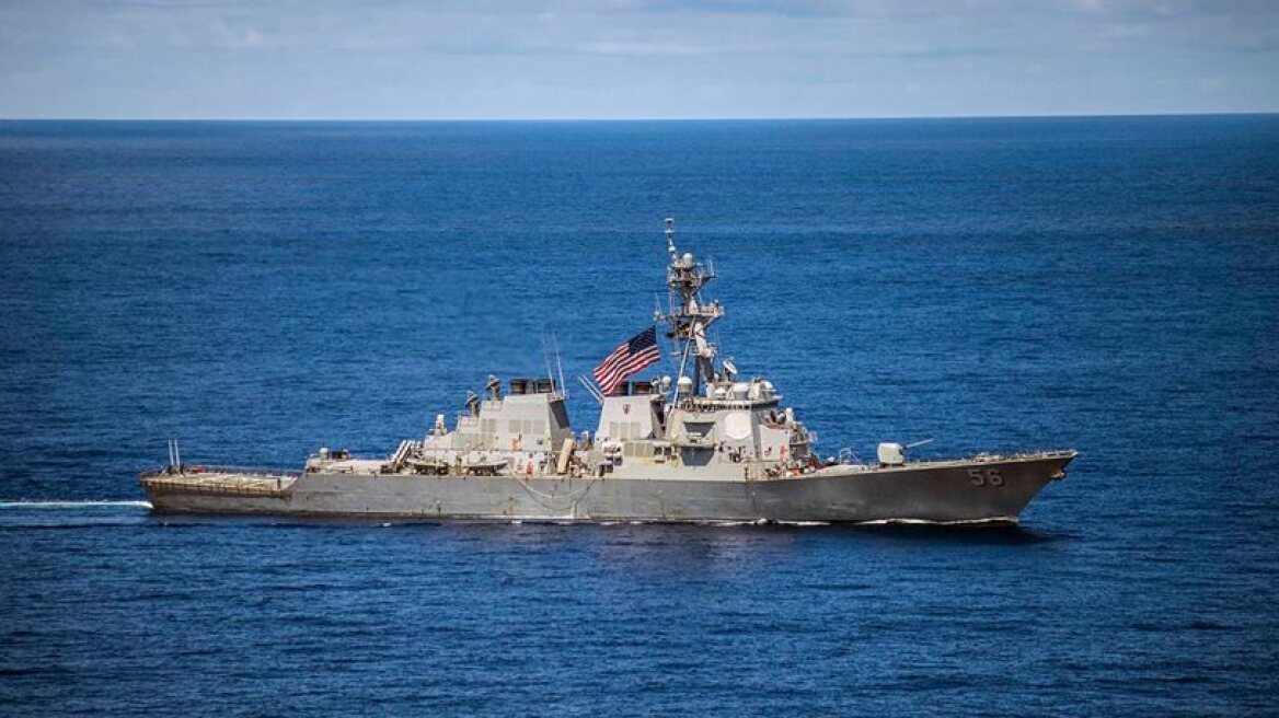 10 US seamen missing after navy ship collides with merchant ship