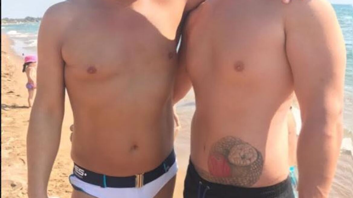 Στη Λευκάδα ο παρουσιαστής Νίκος Κοκλώνης με τον καλό του φίλο Τρύφωνα Σαμαρά 