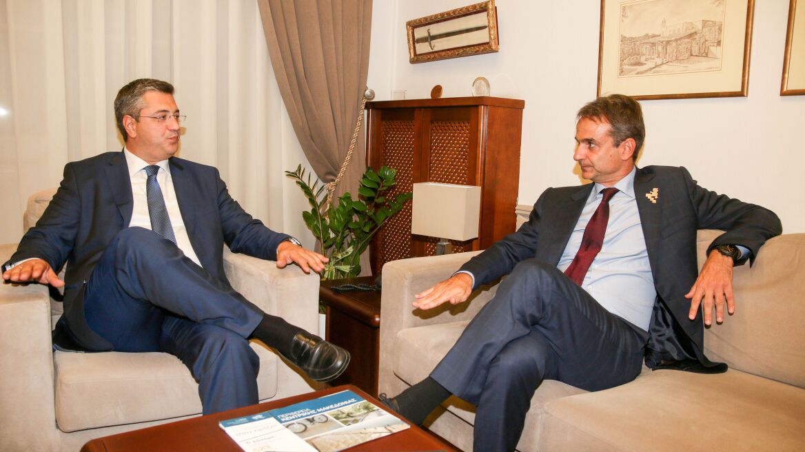 Συνάντηση Μητσοτάκη - Τζιτζικώστα εν όψει ΔΕΘ