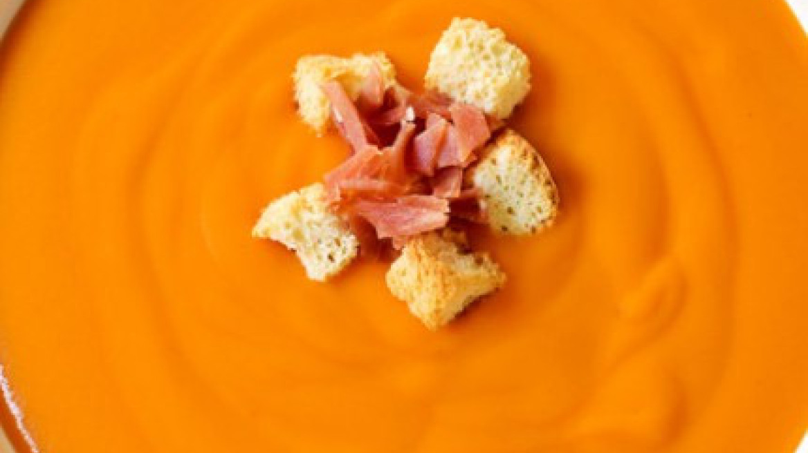 Κρύα σούπα ντομάτας από την Κόρδοβα (Salmorejo Cordobés)