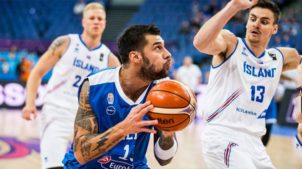 2017 Eurobasket: Greece vs. Iceland (37-33) 1st half