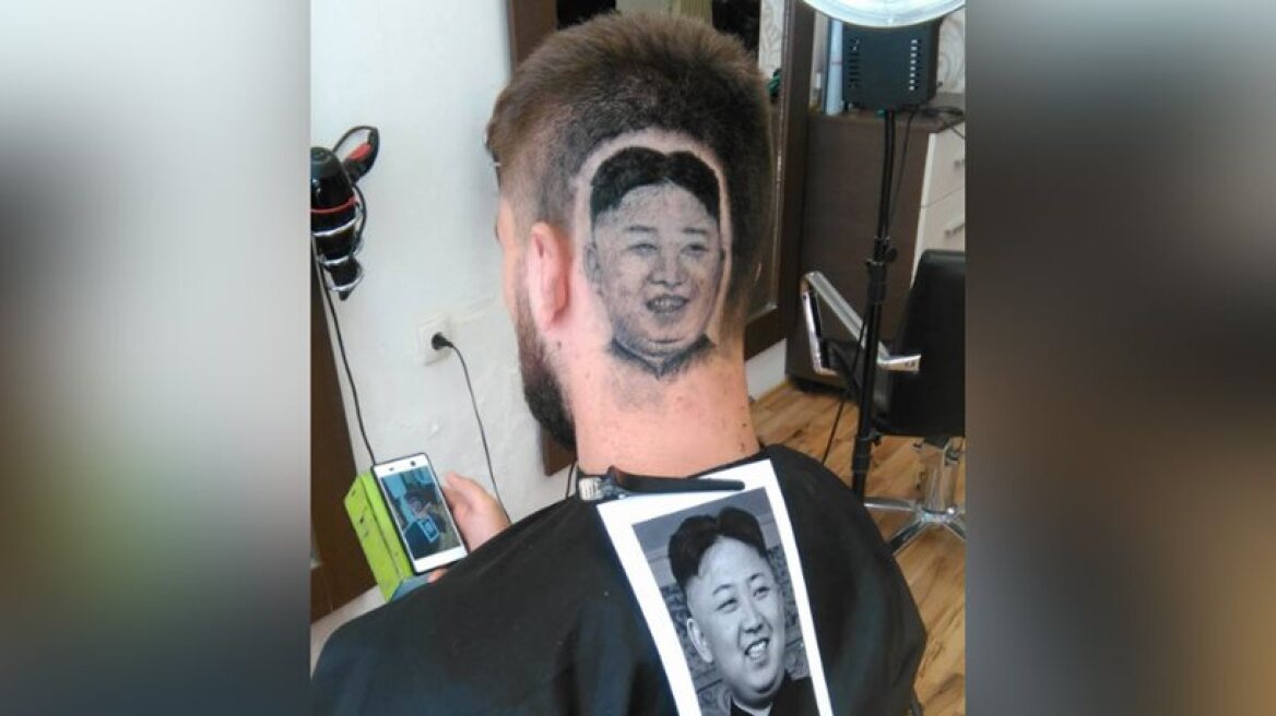 Barber shaves N. Korean leader’s face into client’s sculp! (video)