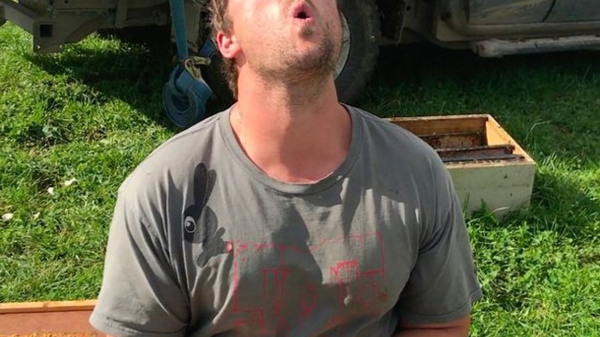 Τρελό στοίχημα: Έκατσε με γυμνά οπίσθια πάνω σε μελίσσι για 1.000 δολάρια!