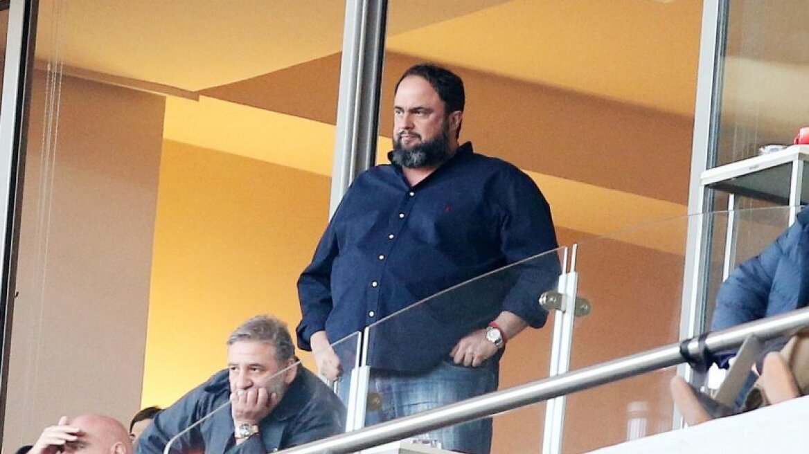 Ομιλία Μαρινάκη στους παίκτες του Ολυμπιακού: «Τα θέλουμε όλα»