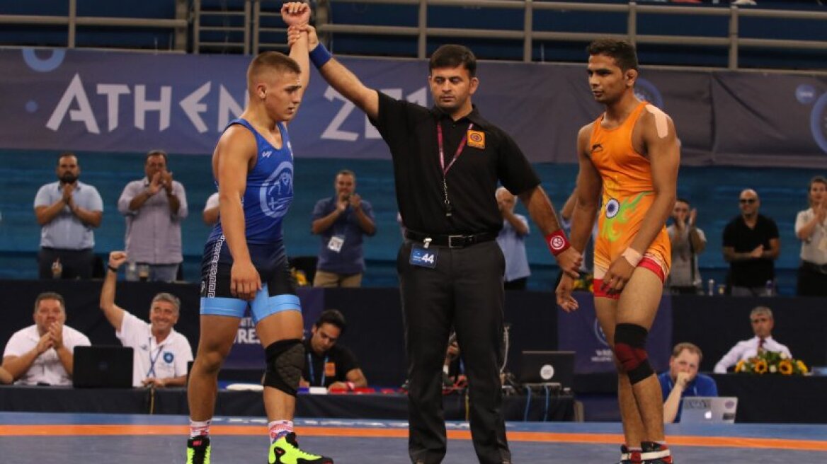 "Χάλκινος" ο Γιώργος Πιλίδης στο Παγκόσμιο πρωτάθλημα πάλης Παίδων