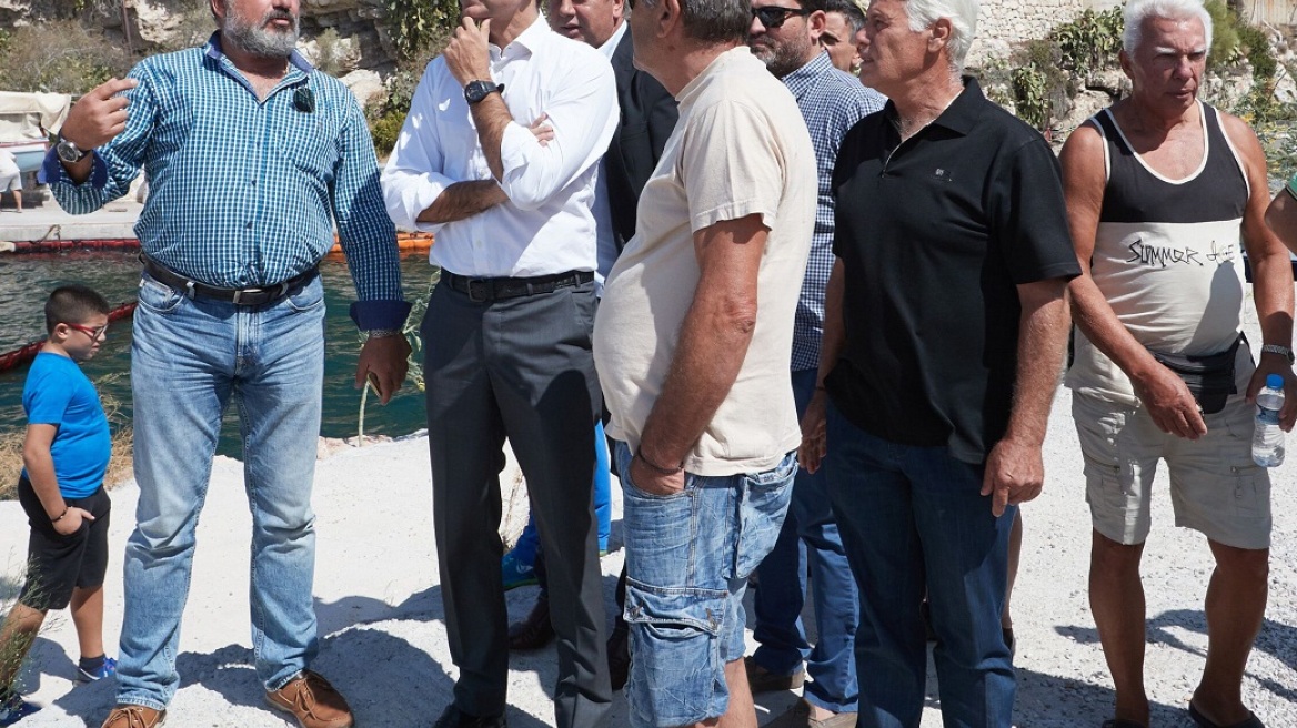 Μητσοτάκης: Στόχος μας η αποζημίωση των αλιέων που επλήγησαν από την πετρελαιοκηλίδα