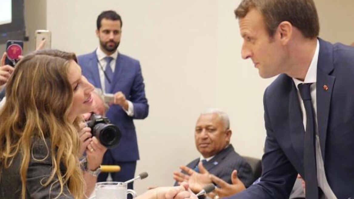 Όταν ο Εμανουέλ Μακρόν γοήτευσε τη Ζιζέλ στη Νέα Υόρκη