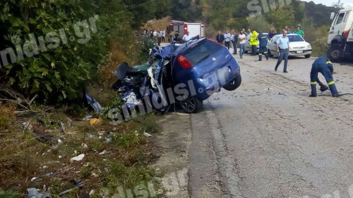 Τραγικό τροχαίο με δύο νεκρούς σμηνίτες στα Παλιάμπελα Βόνιτσας