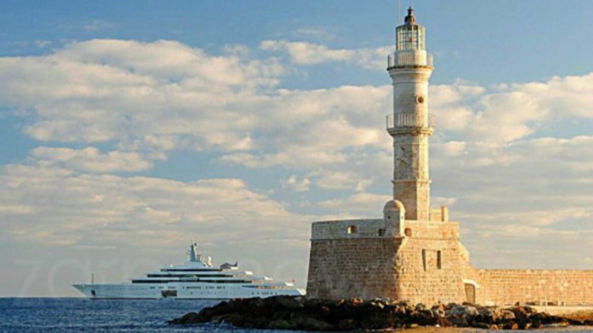 Φωτογραφίες: Στα Χανιά το γιοτ του Ρόμαν Αμπράμοβιτς