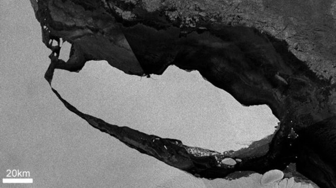 Παγόβουνο στο μέγεθος της Κύπρου αποκολλήθηκε από την Ανταρκτική