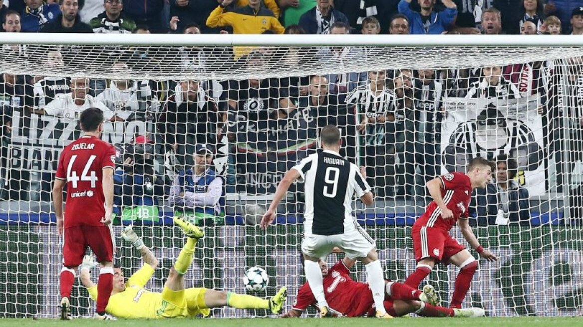 Juventus-Olympiakos 0-0 in Champions League (1st half)
