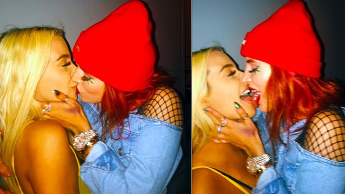 Bella Thorne makes out with Tana Mongeau! (SLUTTY PHOTOS)