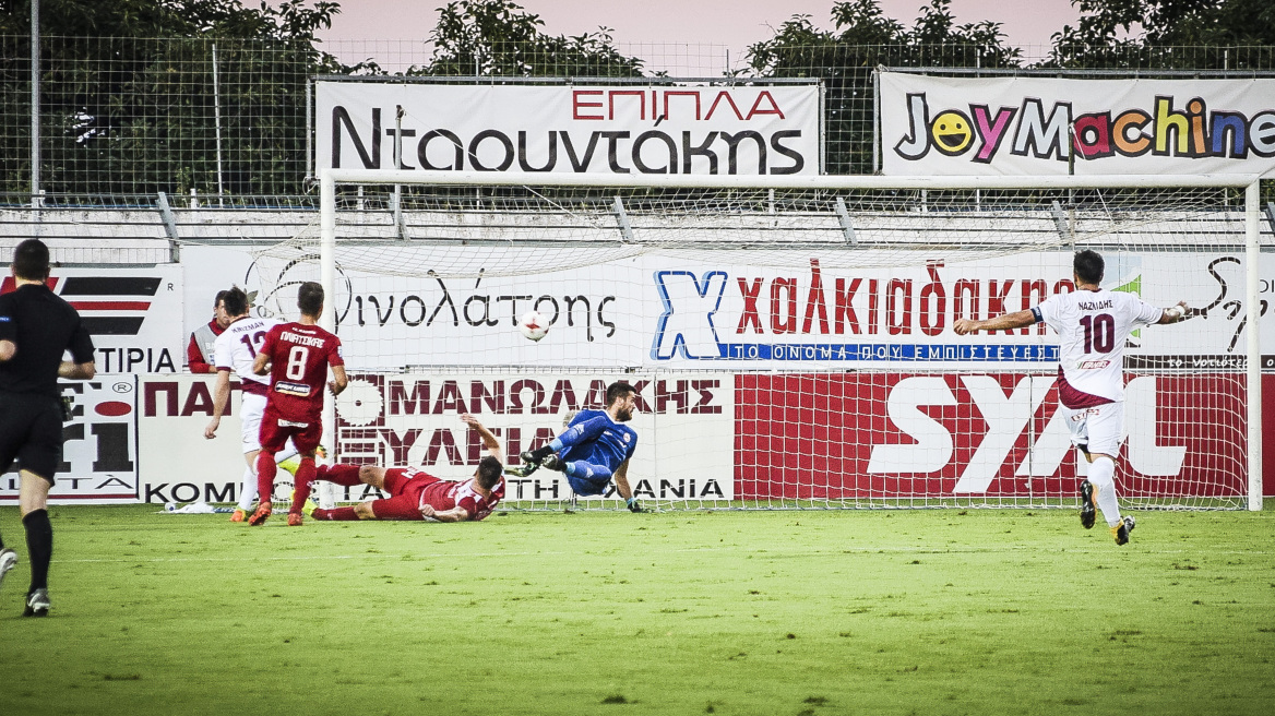 Πλατανιάς-Λάρισα 0-1: Έσπασε το ρόδι στην Κρήτη