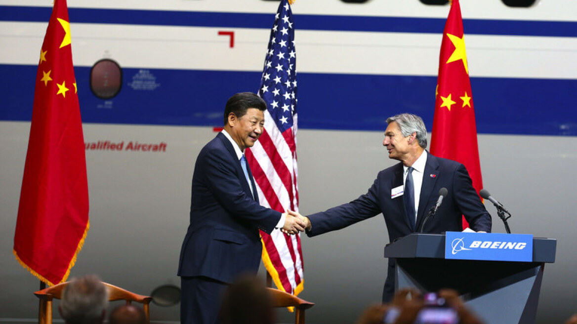 «Mega-deal» της Boeing με την Κίνα για αγορά 300 αεροσκαφών