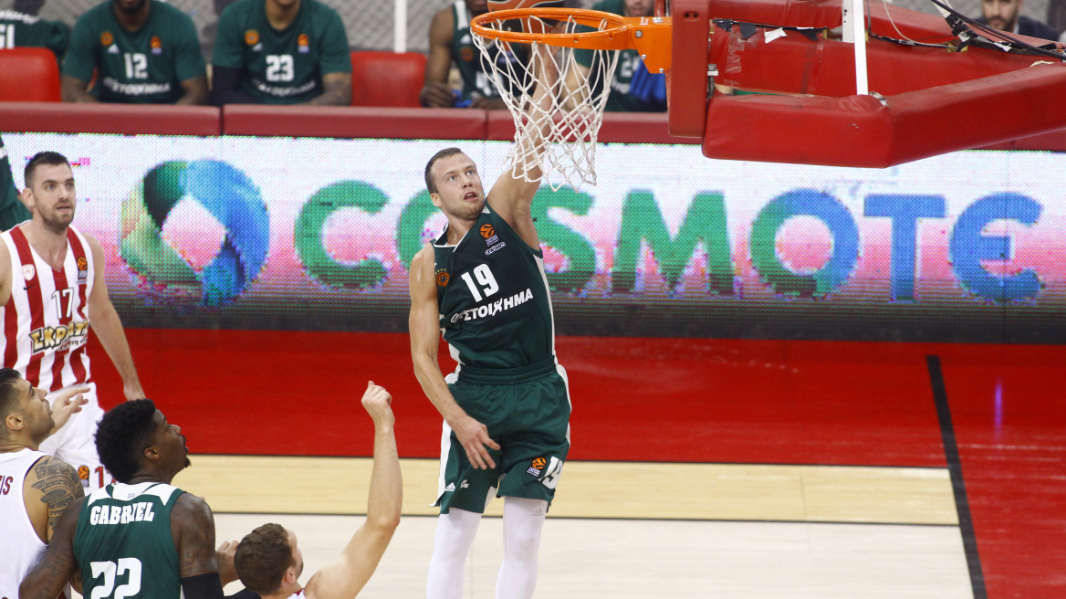 Ολυμπιακός-Παναθηναϊκός 62-70: Με ήρωα τον Λεκαβίτσιους άλωσε ξανά το ΣΕΦ