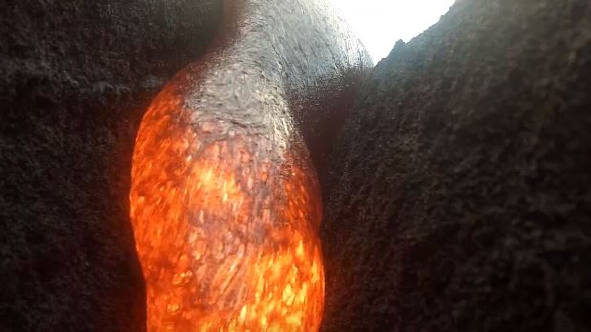 Αυτό θα πει αντοχή: Κάμερα GoPro έπεσε σε «ποτάμι» λάβας και «επέζησε»