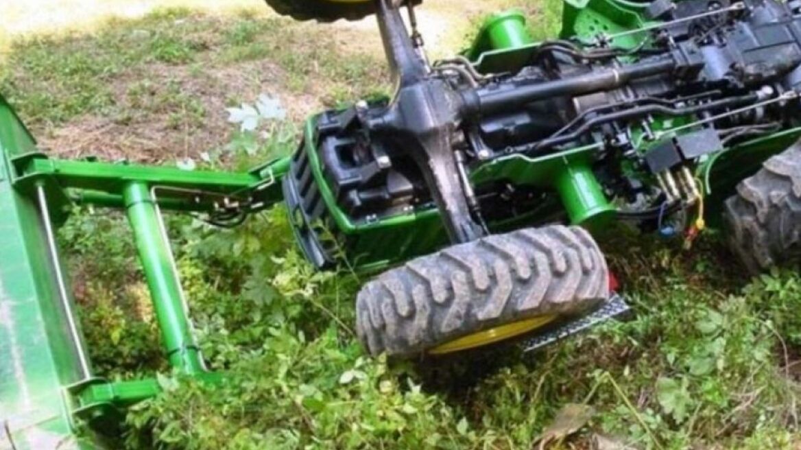 Νεκρός 80χρονος από ανατροπή τρακτέρ στη Χαλκιδική