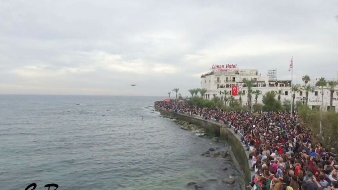 Βίντεο: Προκλητικές πτήσεις τουρκικών F-16 στην Κύπρο 