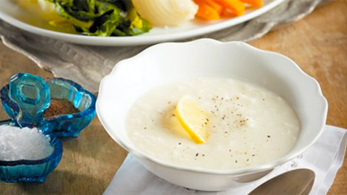 Κρεατόσουπα αβγολέμονο