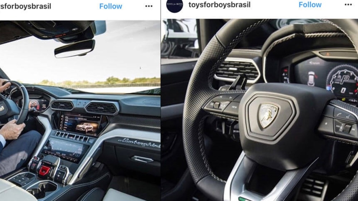 Αποκάλυψη για το εσωτερικό της Lamborghini Urus