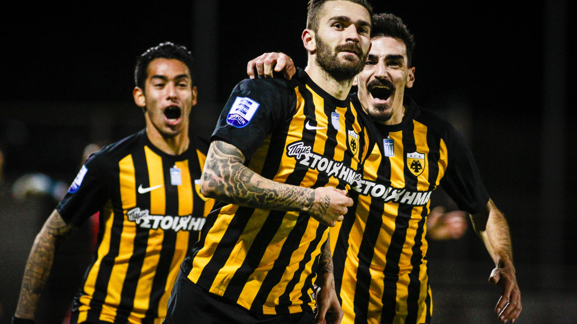 Λεβαδειακός-ΑΕΚ 0-2: Με Λιβάια, Αραούχο πέταξε ξανά στην κορυφή