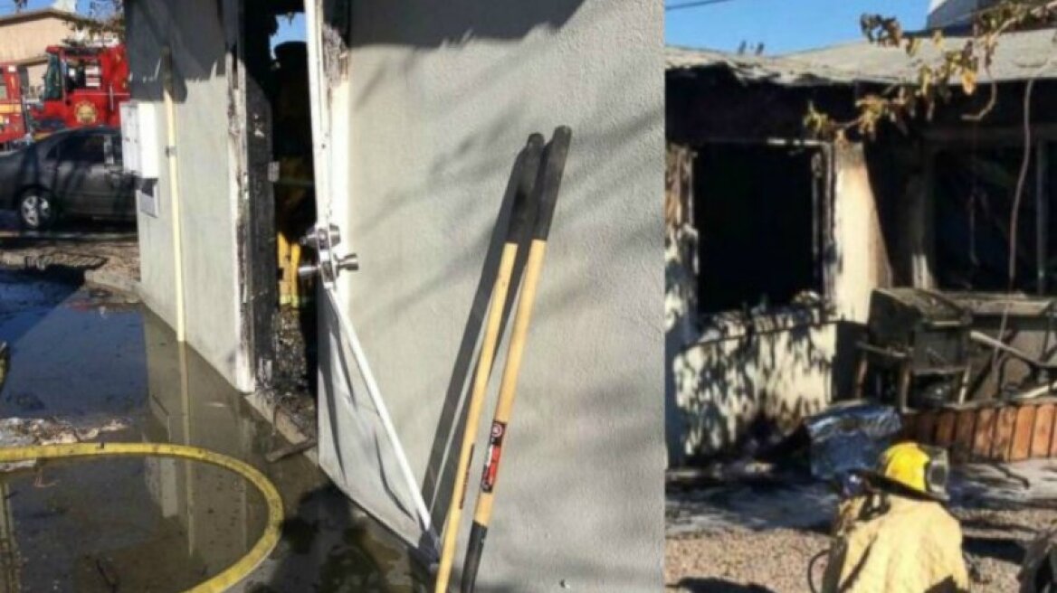 Ένας άστεγος έσωσε δύο παιδιά από φλεγόμενο σπίτι! (pics)